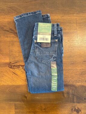 Wrangler Slim Straight boys Jeans - Indigo Blue